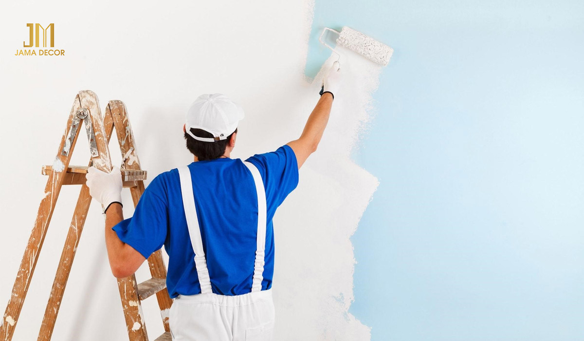 Sơn lại tường để khoác lên diện mạo mới cho ngôi nhà