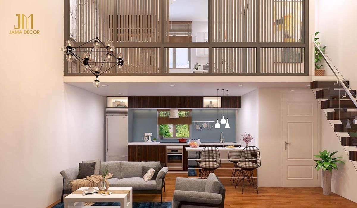 Cải tạo nhà 20m2 trở nên rộng rãi, thoáng mát, khang trang 26 Thiết kế gác lửng cho căn nhà 20m2 vô cùng hiện đại