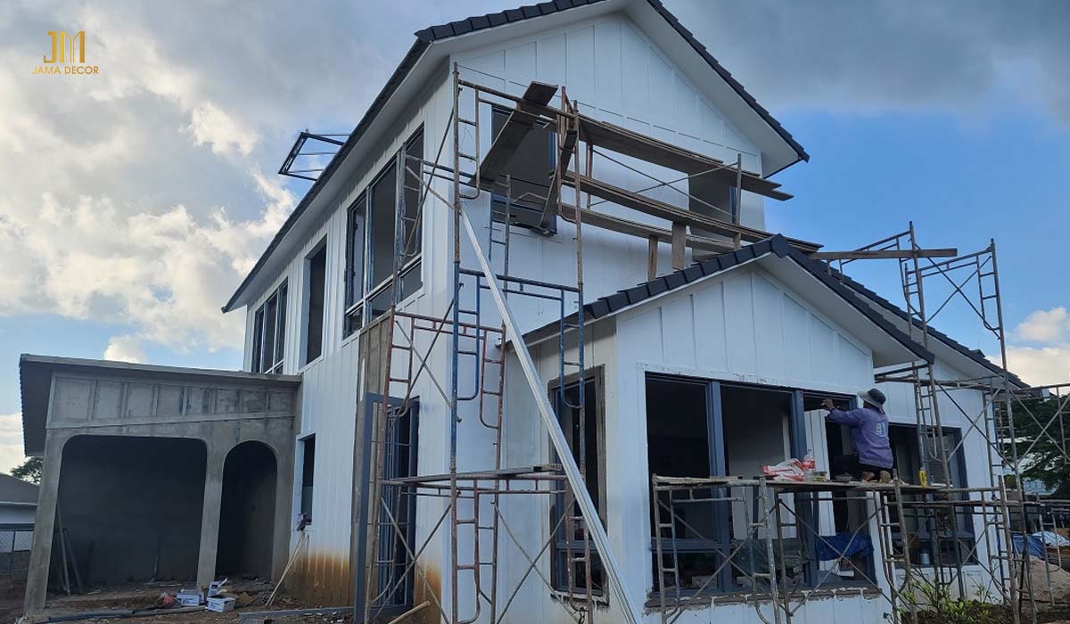 Công ty cải tạo nhà đẹp uy tín, chuyên nghiệp nhất hiện nay 25 JAMA tiến hành thi công cải tại nhà cho khách hàng theo tiến độ dự kiến