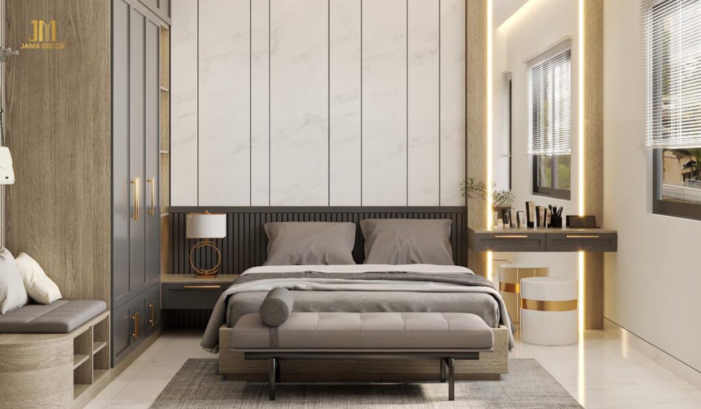 Cải tạo phòng ngủ trở nên thoải mái và ấm cúng hơn