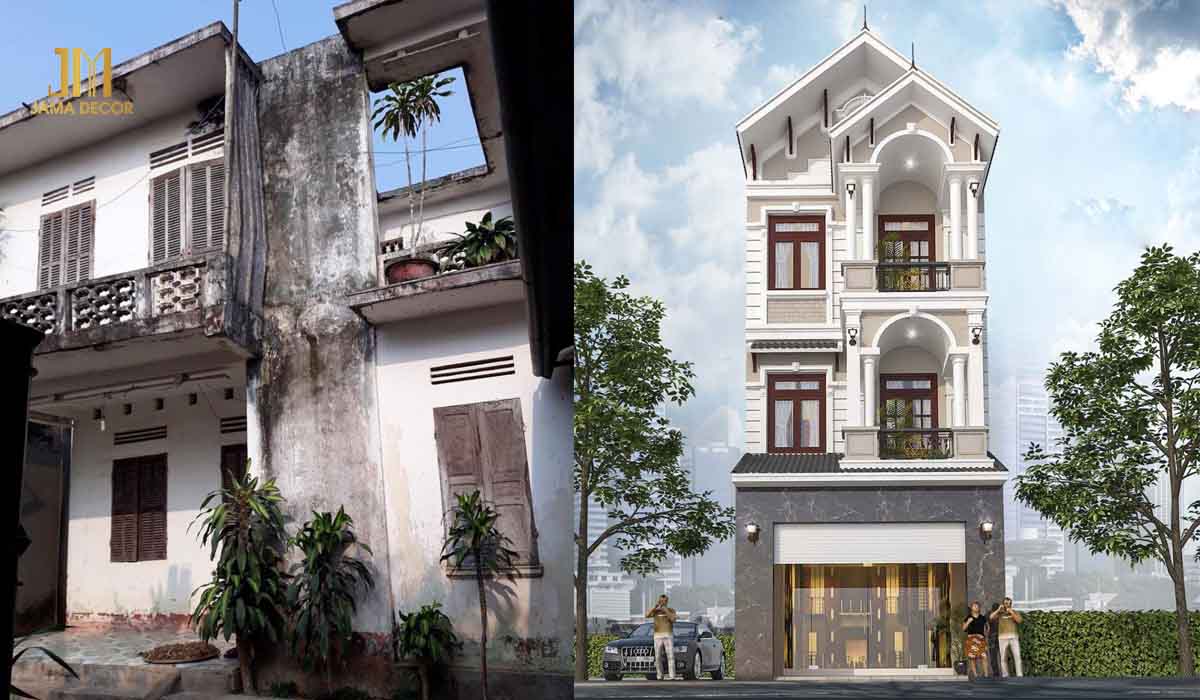 Mẫu nhà phố 3 tầng Tân cổ điển mang đến sự sang trọng