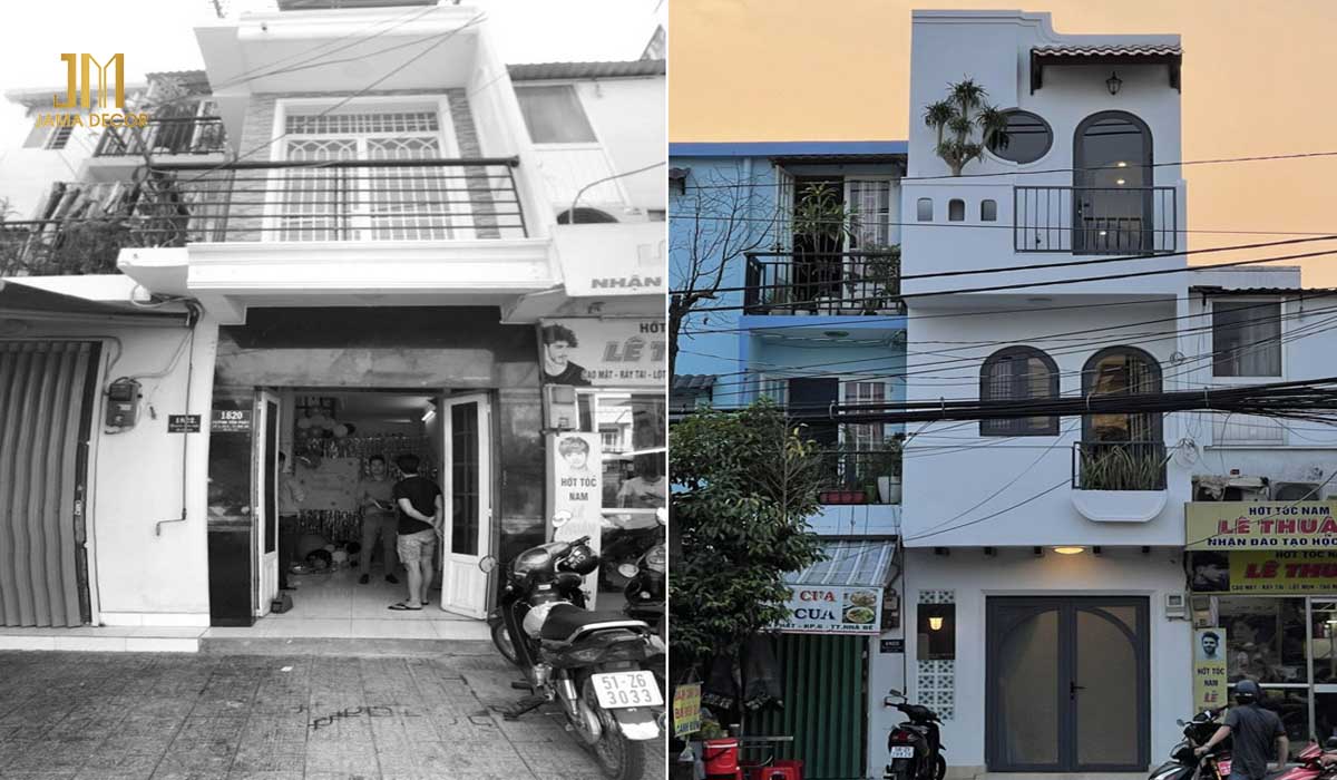 Mẫu nhà phố 1 trệt, 2 lầu được thiết kế hiện đại, tiện nghi