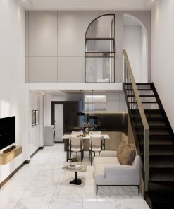 Nội thất nhà phố Thủ Đức – 2PN – Anh Đạt