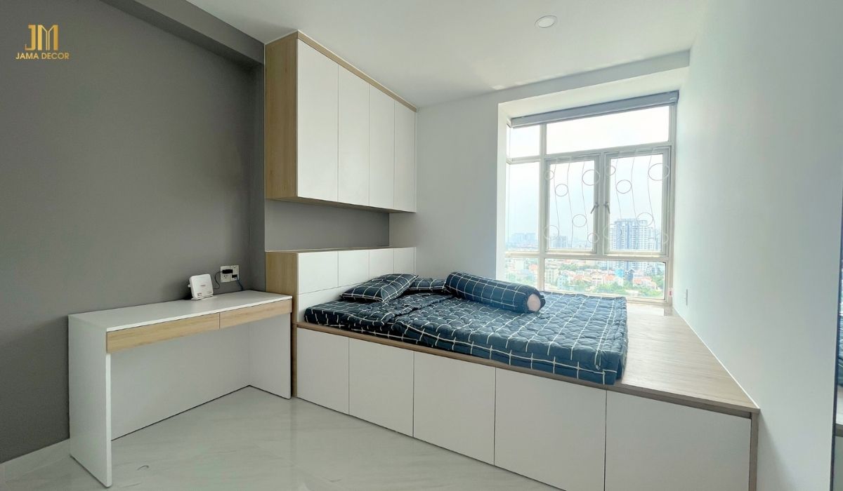 Hệ giường tủ tích hợp mọi chức năng