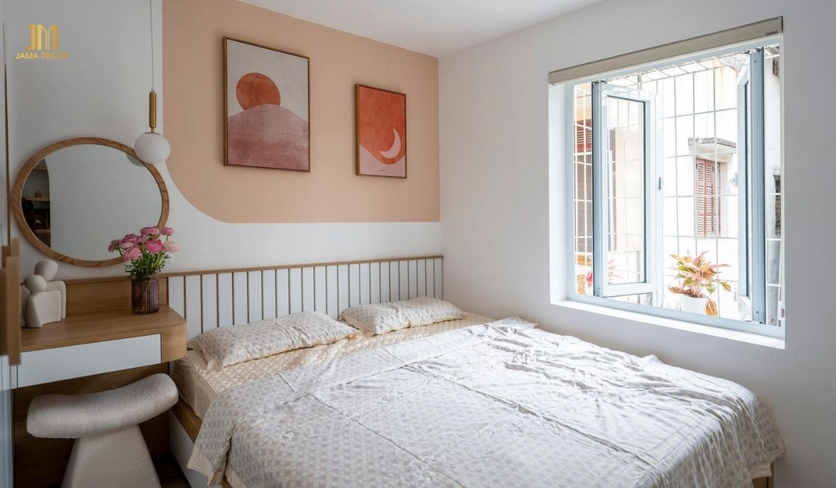 Combo nội thất phòng ngủ gỗ công nghiệp dành cho vợ chồng trẻ