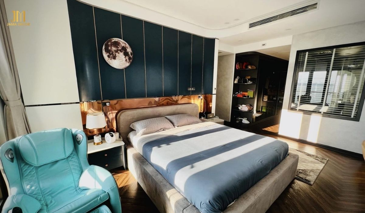 Ghế massage được bố trí trong phòng thực hiện chức năng thư giãn