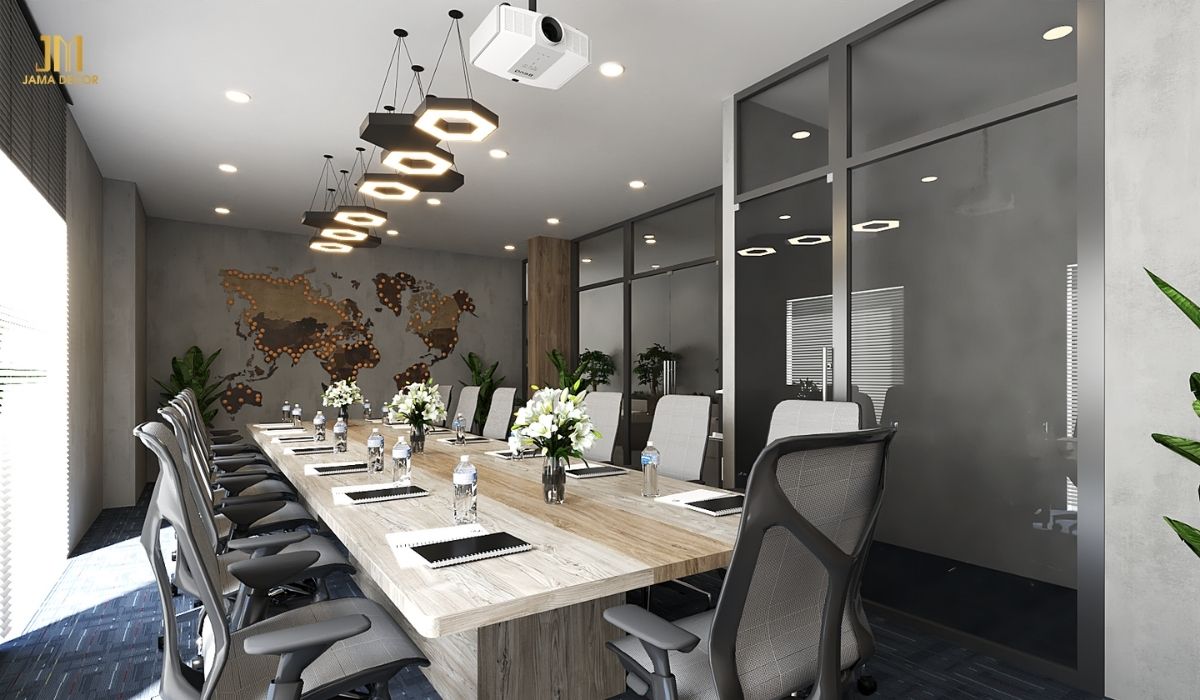 Báo giá thiết kế thi công nội thất văn phòng trọn gói TP HCM 18 Phòng họp Công ty Venus