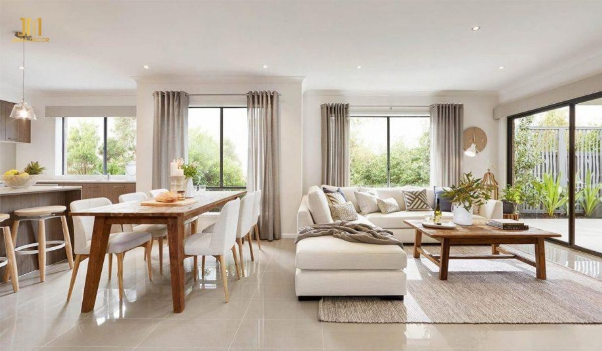 Phòng khách liền bếp không gian mở là một xu hướng thiết kế hiện đại được nhiều người ưa chuộng