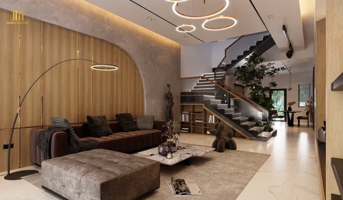 Sử dụng những mảng sáng tối khác nhau là cách hiệu quả để tạo chiều sâu, điểm nhấn và sự thu hút cho không gian