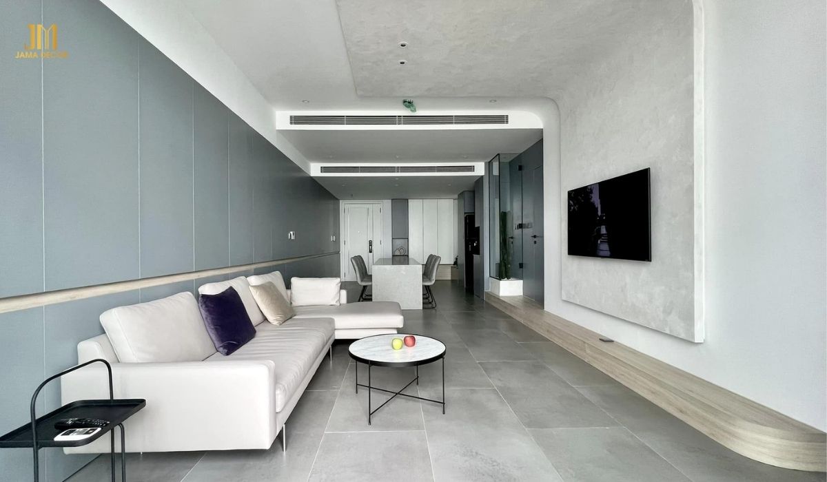 Toàn bộ không gian tối giản mang đậm cá tính