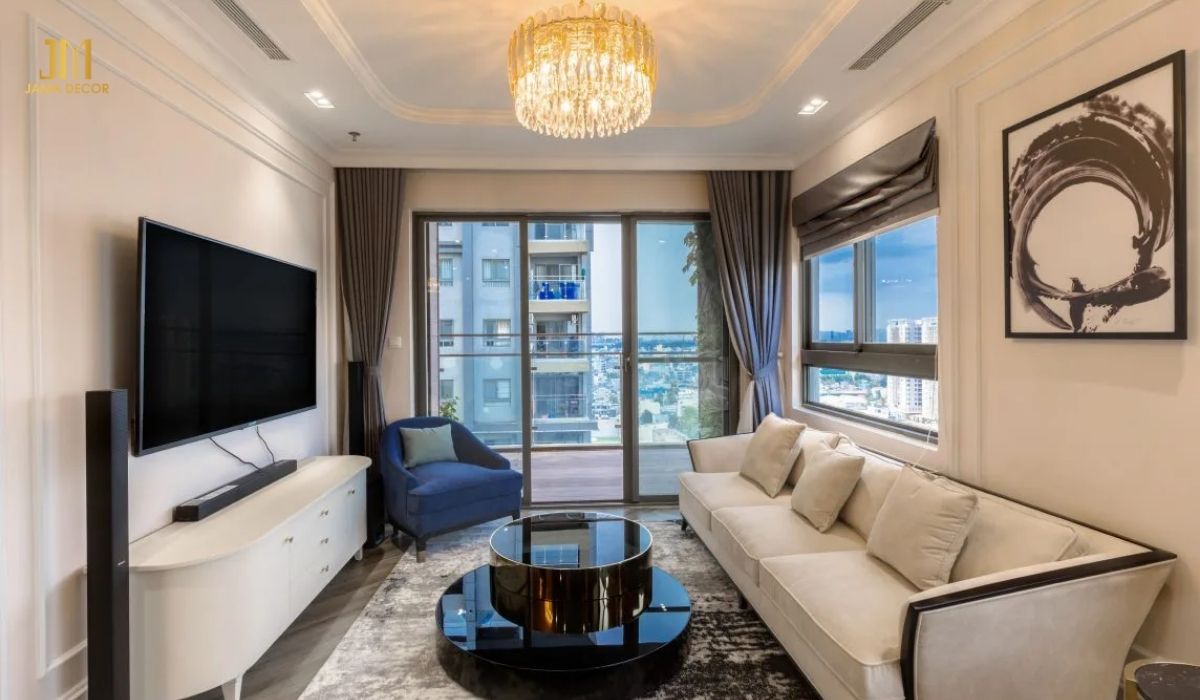 Các đường nét uốn lượn mềm mại, hoa văn tinh xảo cùng họa tiết cầu kỳ là những đặc trưng nổi bật của phong cách tân cổ điển