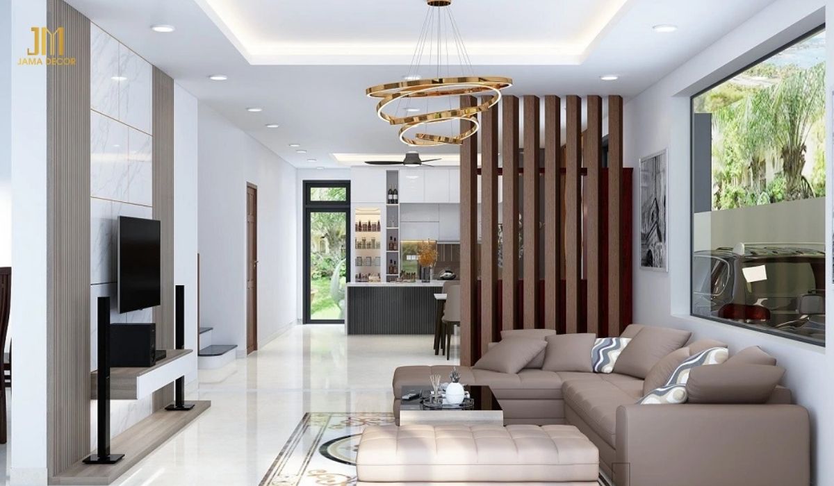 Đèn trang trí giúp tạo điểm nhấn và tăng tính thẩm mỹ cho căn phòng