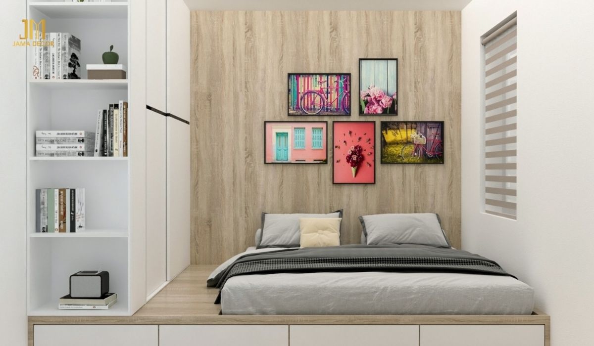 Không gian phòng ngủ nhỏ gọn, tối ưu