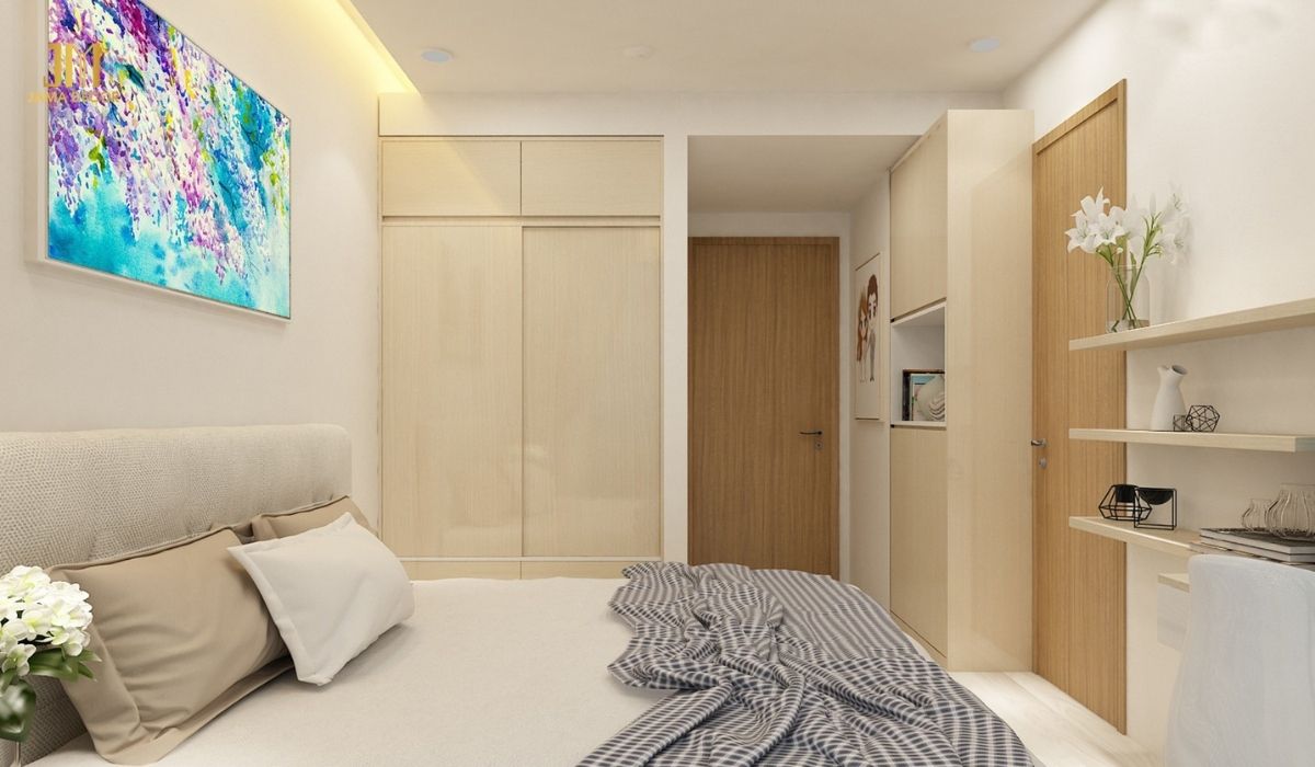 Nội thất phòng ngủ đơn giản nhưng chứa đầy cuốn hút