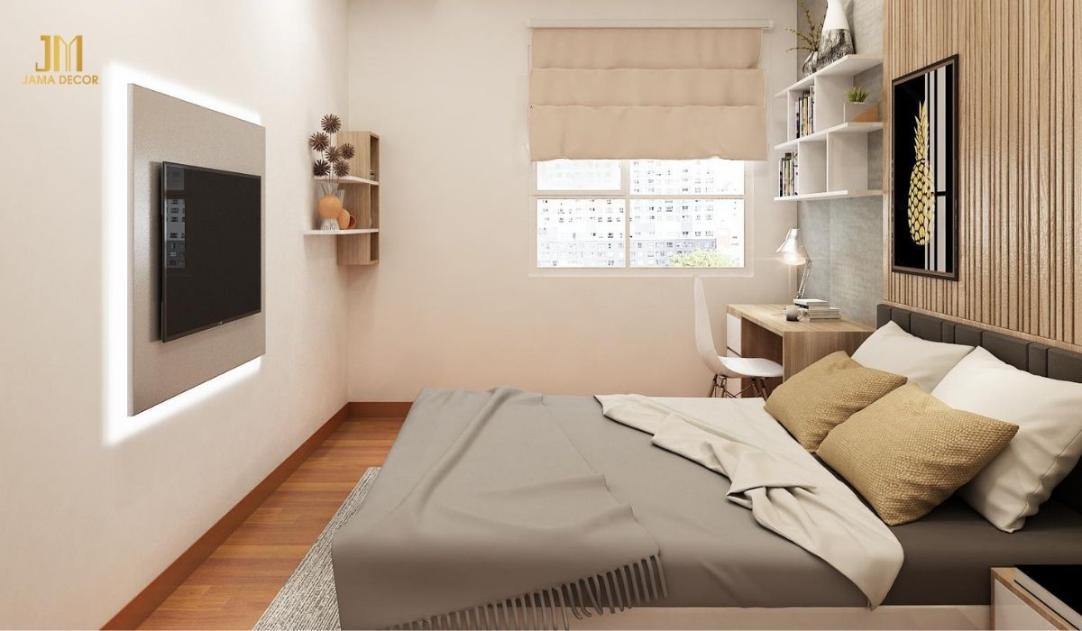 Nếu biết bố trí nội thất hợp lý, không gian phòng ngủ sẽ thoáng hơn