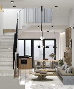 Thiết kế nhà phố Bình Thạnh – 3 PN – Anh Quân