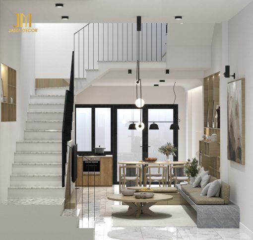 Thiết kế nhà phố Bình Thạnh – 3 PN – Anh Quân