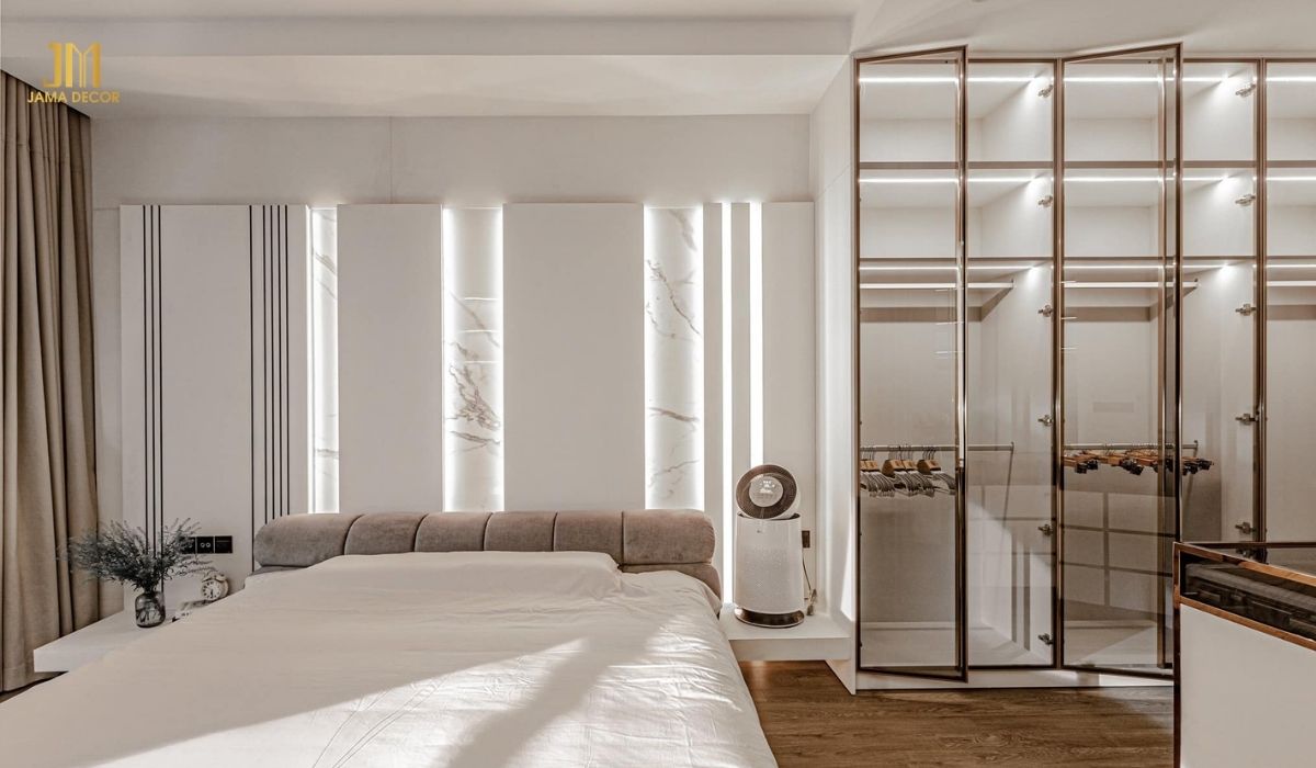 Kích thước giường phải cân đối, không quá to cũng không quá nhỏ