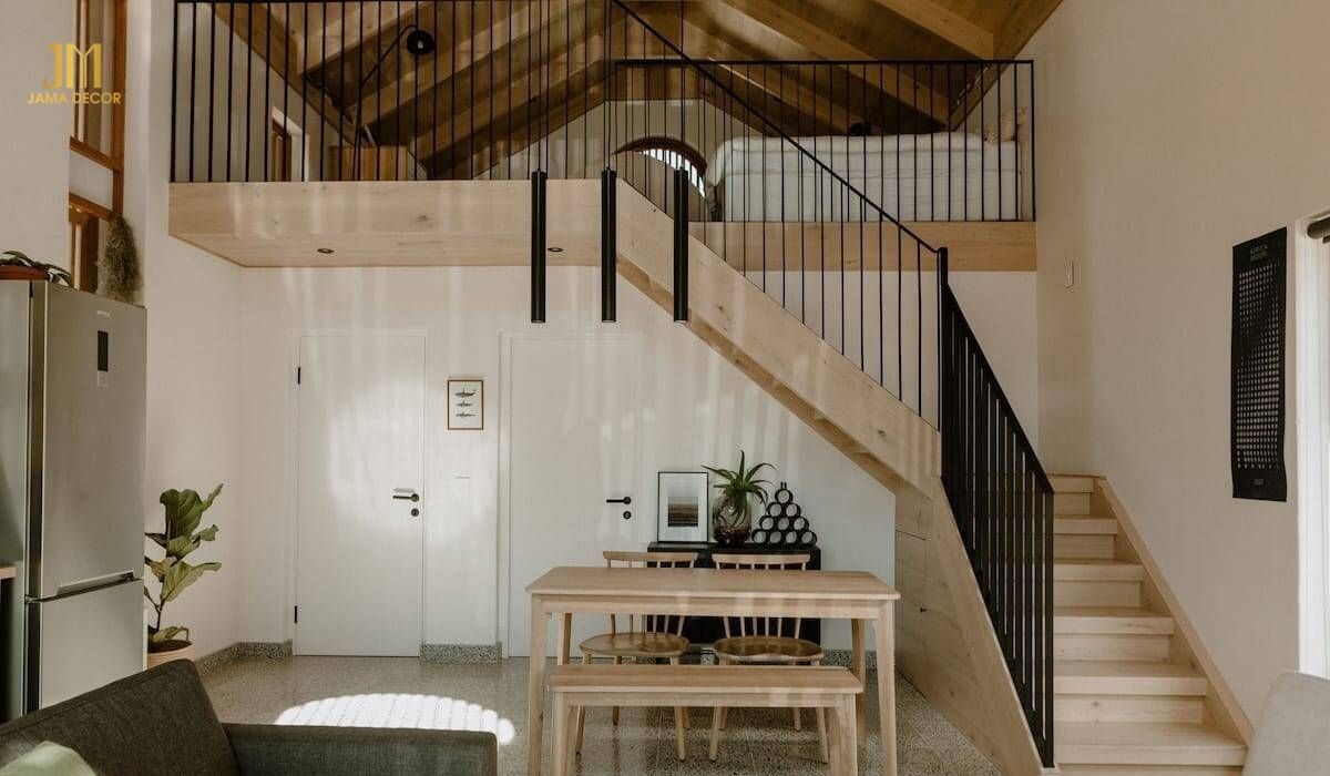 70+ Mẫu nội thất phòng khách đẹp cho mọi không gian 56 Nội thất gỗ được ưu tiên trong thiết kế nhà ống