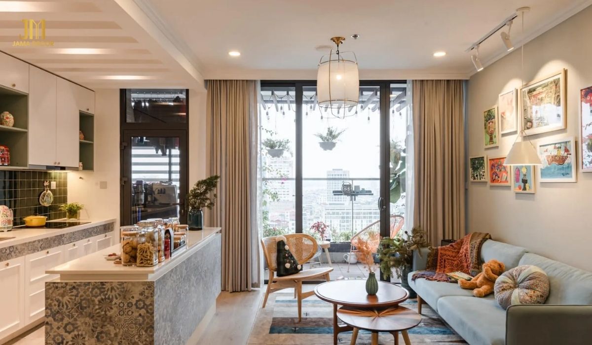 70+ Mẫu nội thất phòng khách đẹp cho mọi không gian 37 Phong cách hiện đại với nội thất đơn giản, không quá cầu kỳ