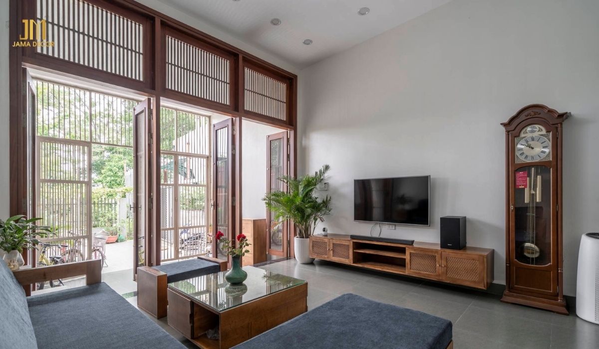 Ánh sáng trong phòng được sử dụng hiệu quả, tạo cảm giác thư giãn và thoải mái