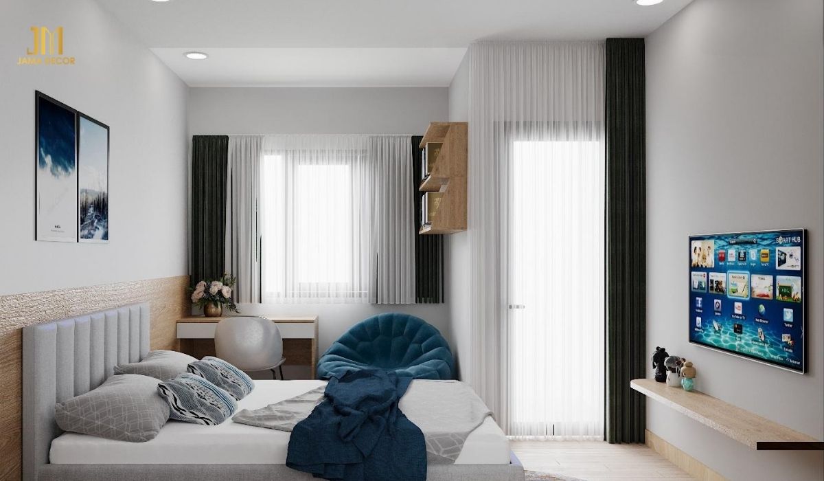 Sử dụng tone màu đối lập là một xu hướng trang trí mới mẻ và táo bạo, mang đến sự độc đáo và cá tính cho không gian nhà phố hiện đại