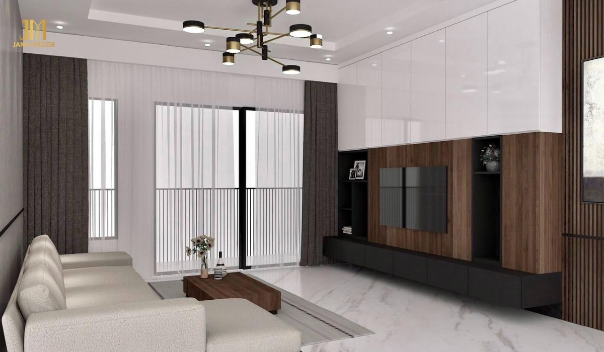 Trang trí nội thất nhà phố đẹp theo hướng tối giản bằng việc tập trung vào các yếu tố cơ bản như màu sắc, đường nét, hình khối và bố cục