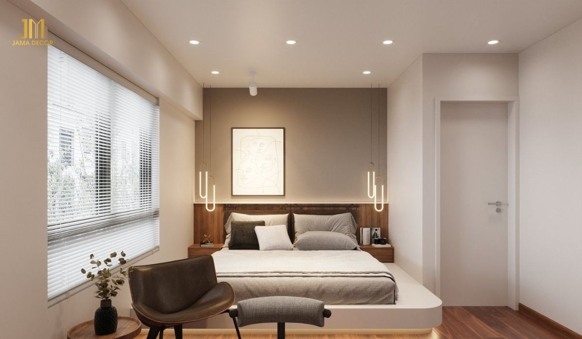 Chọn phong cách thiết kế phù hợp giúp tối ưu diện tích và tạo không gian đẹp, tiện nghi cho phòng ngủ nhà ống
