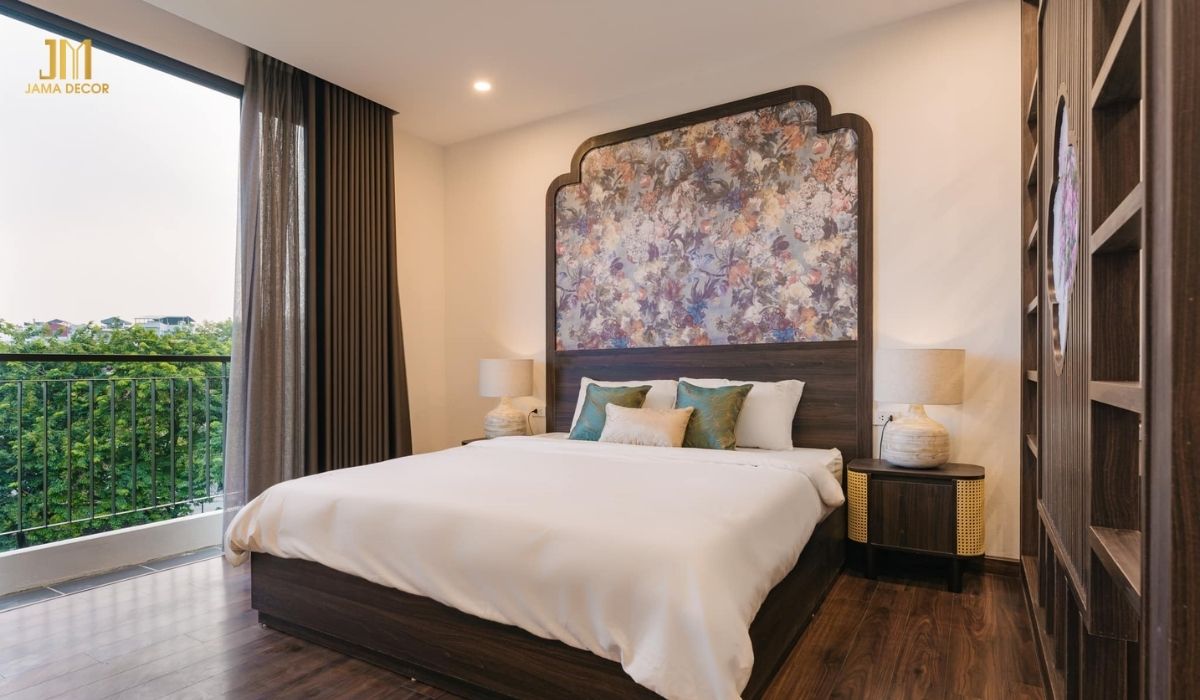 Không gian ngủ gọn gàng, ngăn nắp giúp bạn dễ dàng thư giãn và chìm vào giấc ngủ