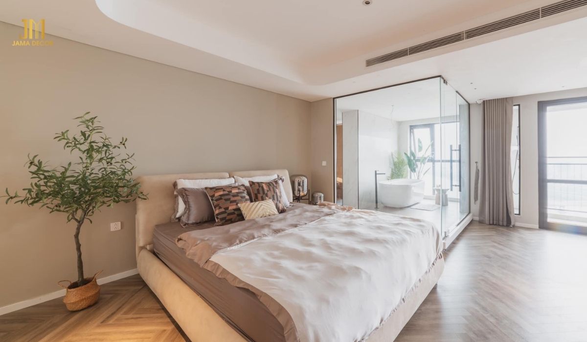 Tạo điểm nhấn cho không gian phòng ngủ giúp nâng tầm không gian sống của bạn