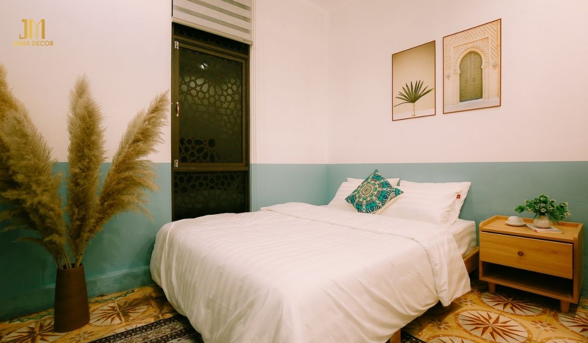 Màu sắc cổ điển có thể giúp tạo ra cảm giác ấm áp trong phòng ngủ của bạn