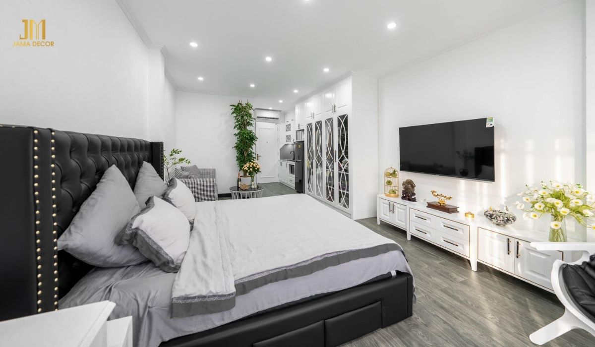 Bố trí nội thất khoa học giúp tối ưu hóa diện tích sử dụng, tạo thêm không gian cho các hoạt động khác như đọc sách, làm việc hay tập thể dục