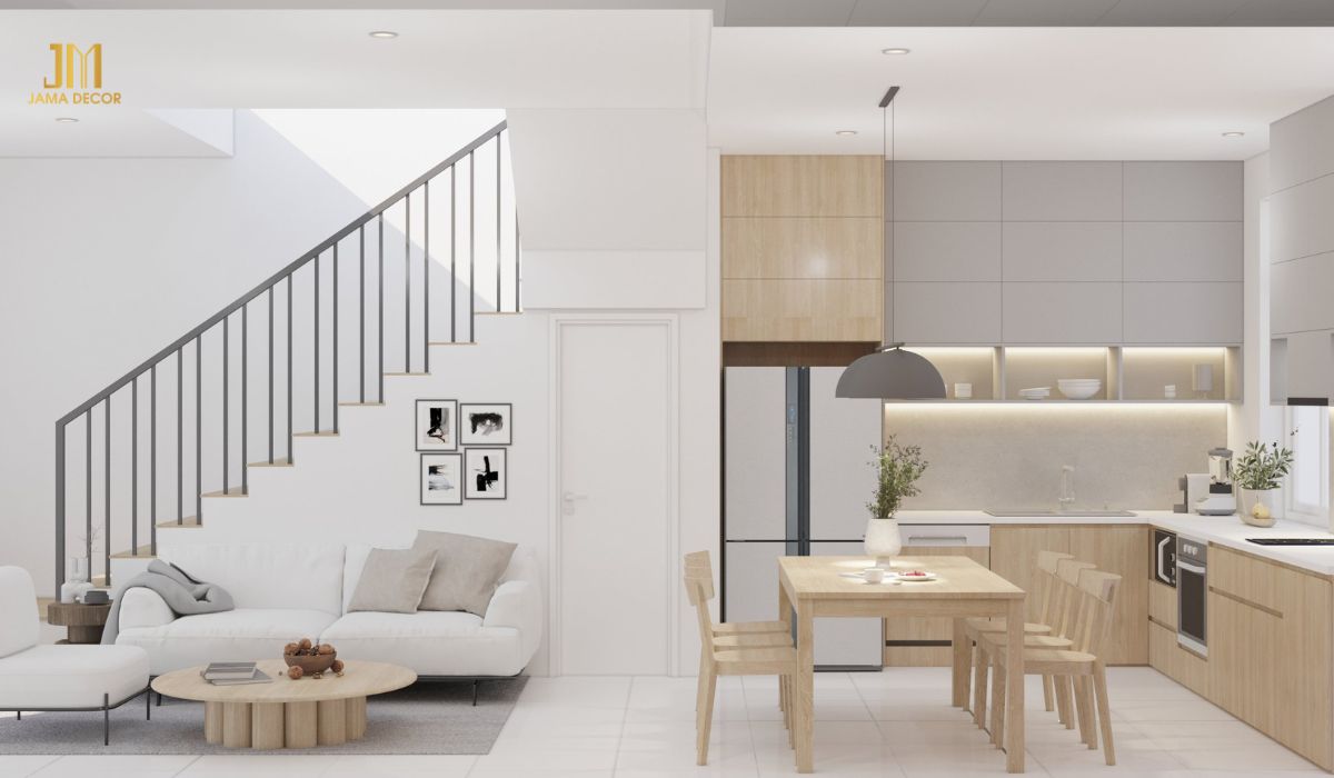 Khi thiết kế nội thất nhà phố hiện đại, việc cân nhắc đến không gian là yếu tố quan trọng cần được chú ý