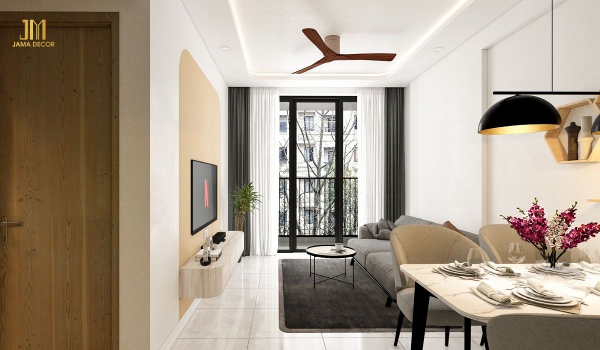 Không cần phải quá lớn, không gian của bạn hoàn toàn có thể đáp ứng công năng nếu biết sắp xếp nội thất hợp lý