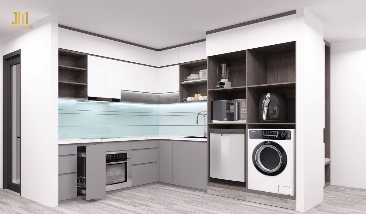 Tối ưu hóa diện tích bằng cách sử dụng hệ tủ tích hợp 3 trong 1 là một lựa chọn tuyệt vời dành cho bạn