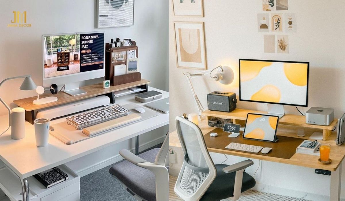 Bàn làm việc thông minh có thể tích hợp nhiều chức năng khác nhau giúp bạn tiết kiệm không gian và có thêm nhiều không gian lưu trữ