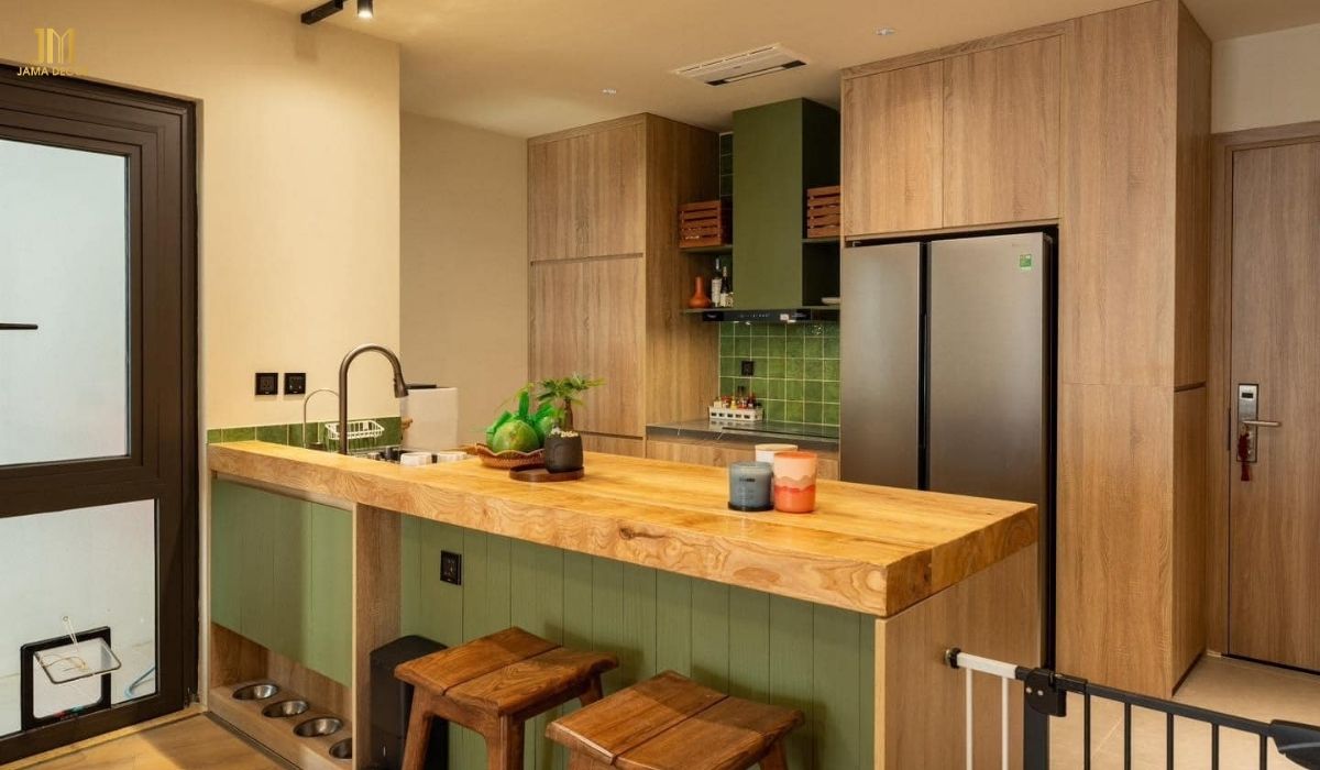 Trang trí nội thất bếp theo phong cách tối giản mang đến vẻ đẹp tinh tế, gọn gàng và ngăn nắp cho không gian