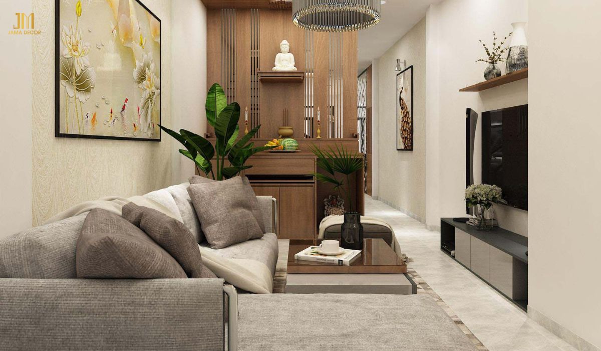 Mặc dù diện tích khiêm tốn nhưng cách thiết kế nội thất tối ưu đã giúp tối đa hóa công năng sử dụng, mang đến không gian sống thoải mái và tiện lợi