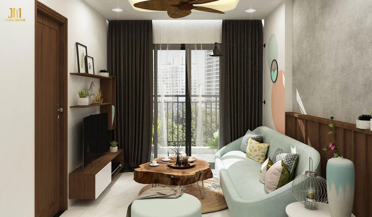 Phòng khách nhỏ có thể là một nơi tuyệt vời để thư giãn và tận hưởng những phút giây bình yên bên gia đình thân yêu