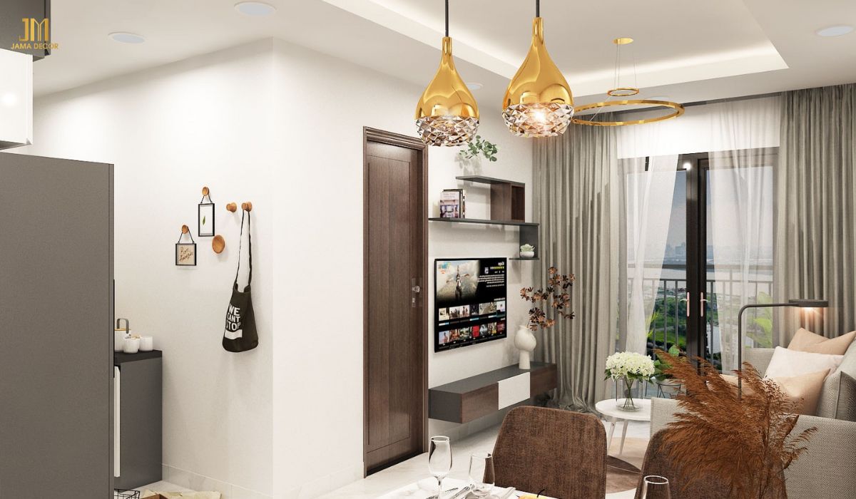 Rèm cửa là một món đồ trang trí tinh tế, giúp tô điểm cho không gian phòng khách