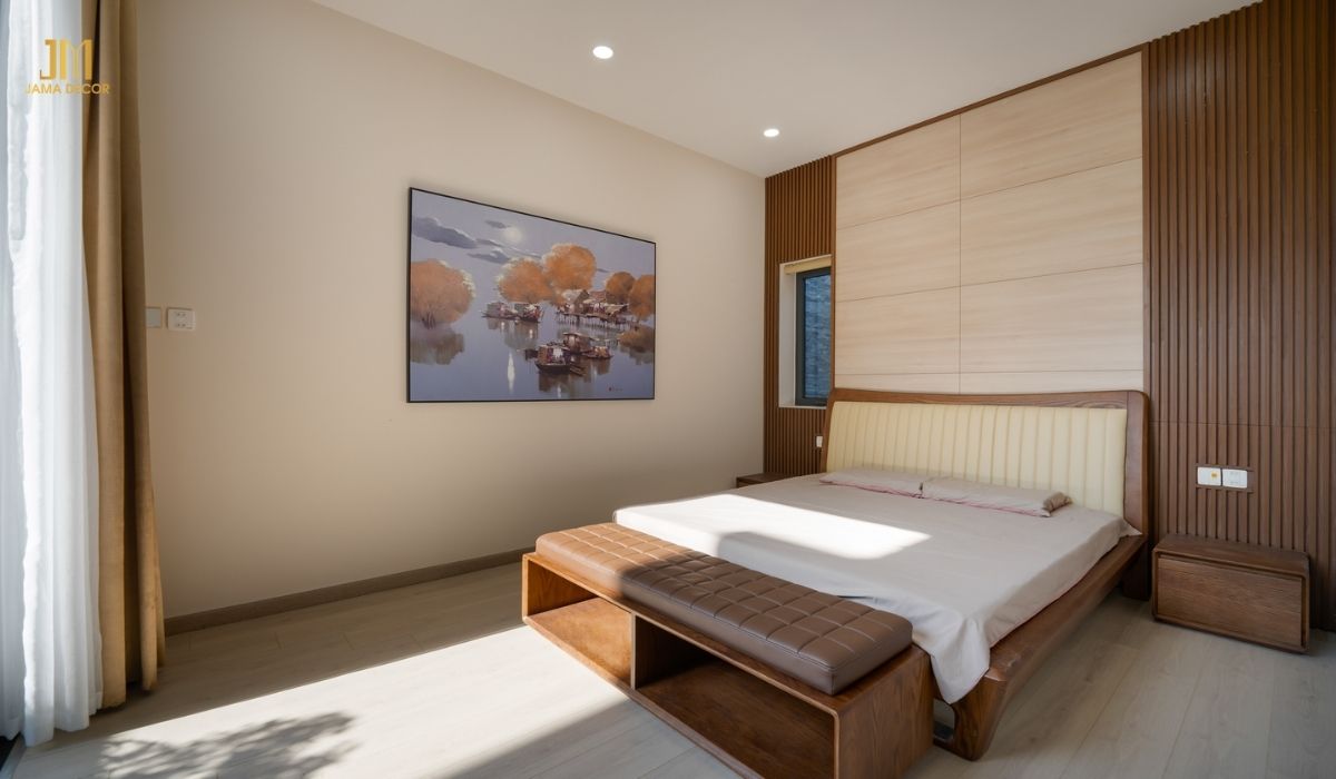 Đặt giường ngủ chuẩn phong thủy giúp cân bằng năng lượng, từ đó bạn sẽ có những giấc ngủ ngon