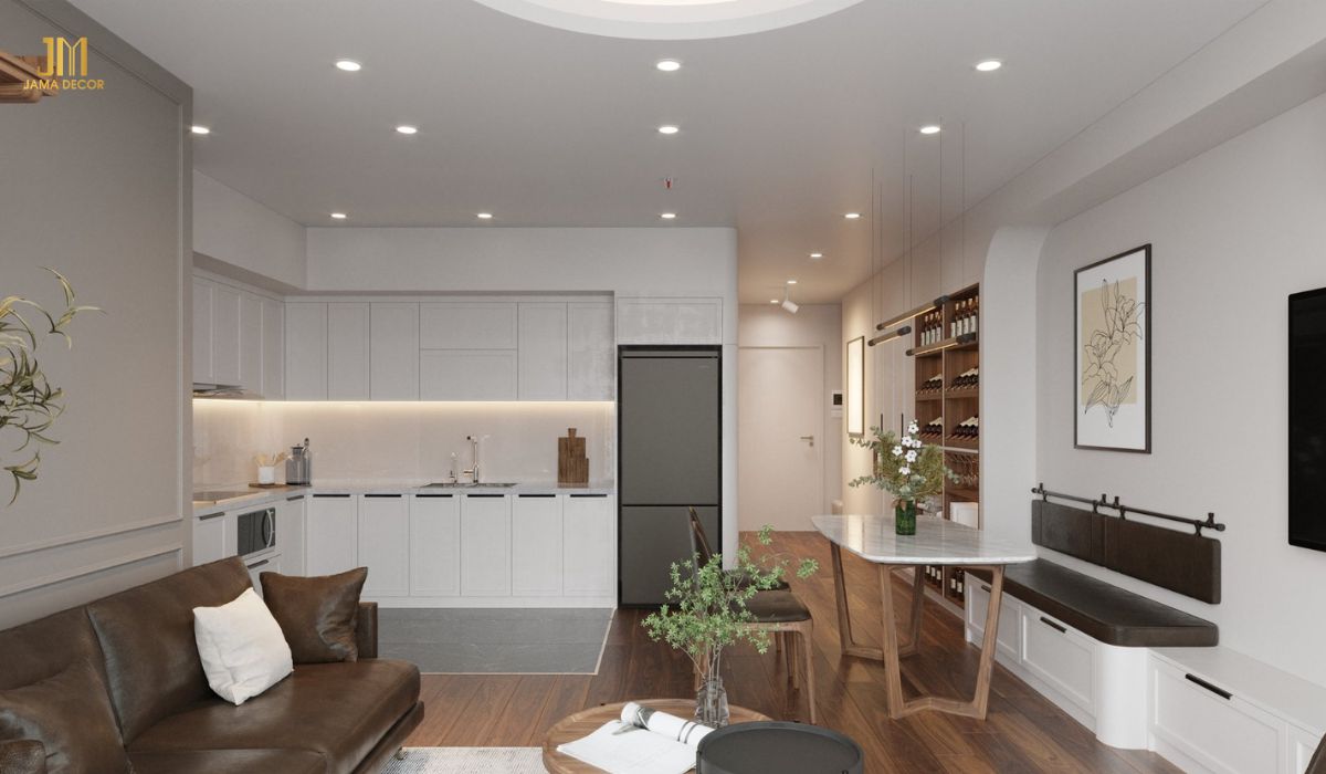 Thiết kế hợp lý giúp tiết kiệm diện tích cho căn nhà