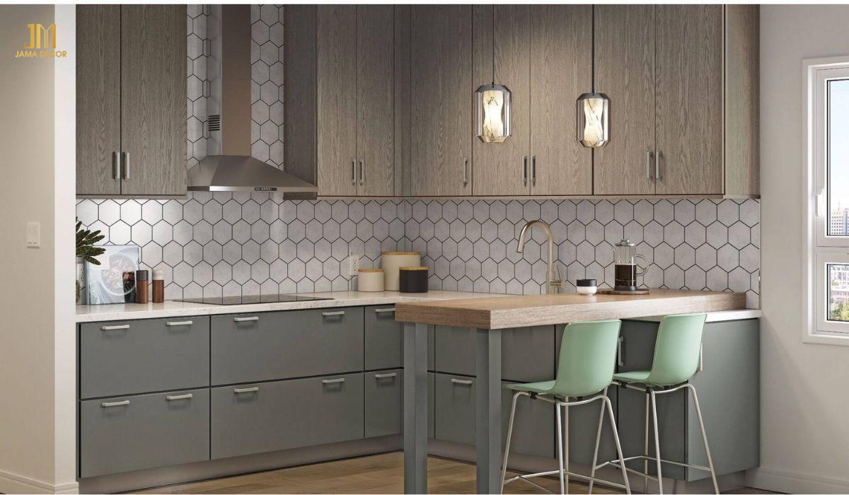 5 cách bố trí nội thất bếp khoa học, tiện lợi 32 Góc bếp nhỏ xinh với tone màu trầm, tô đậm phong cách cá nhân