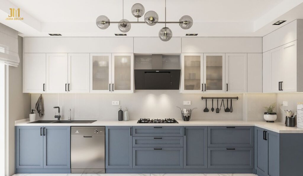 Bếp được thiết kế với sự gọn gàng hứa hẹn mang lại nhiều tiện ích cho những tín đồ yêu thích nấu ăn
