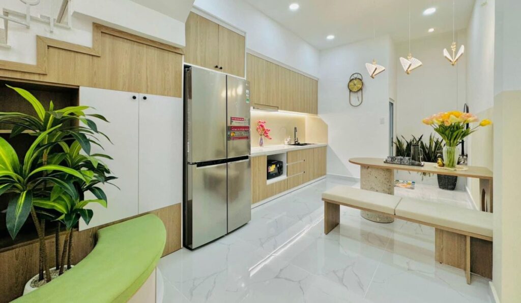 Không đặt bếp ở đối diện nhà vệ sinh sẽ tránh được những rủi ro về sức khỏe cũng như phong thủy