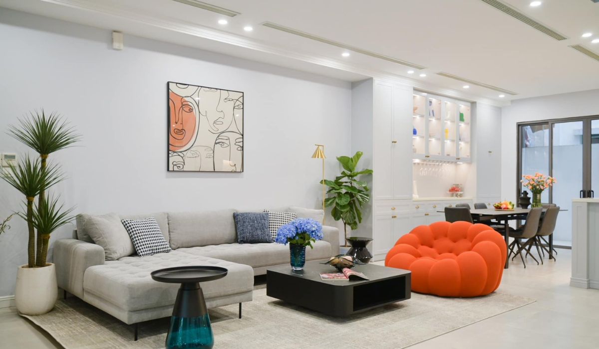 Trang trí cây xanh trong phòng khách là một cách tuyệt vời để mang thiên nhiên vào ngôi nhà của bạn