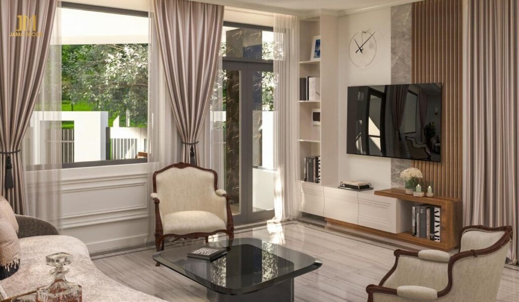 Ánh sáng tự nhiên khiến không gian trở nên thoáng đãng và gần gũi với thiên nhiên hơn