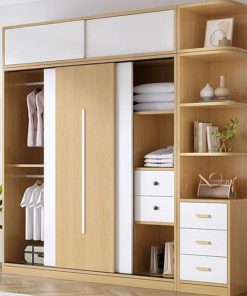 Tủ quần áo gỗ Công Nghiệp TQA005