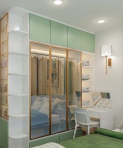 Tủ quần áo gỗ Công Nghiệp TQA010