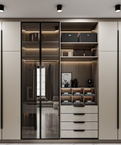 Tủ quần áo gỗ Công Nghiệp TQA015